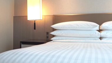 Güzel lüks otel odası iç dekorasyonu