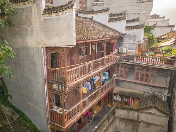 Chinese Vintage House Fenghuang Old Town Phoenix Miasto Chinach Prowincji — Zdjęcie stockowe