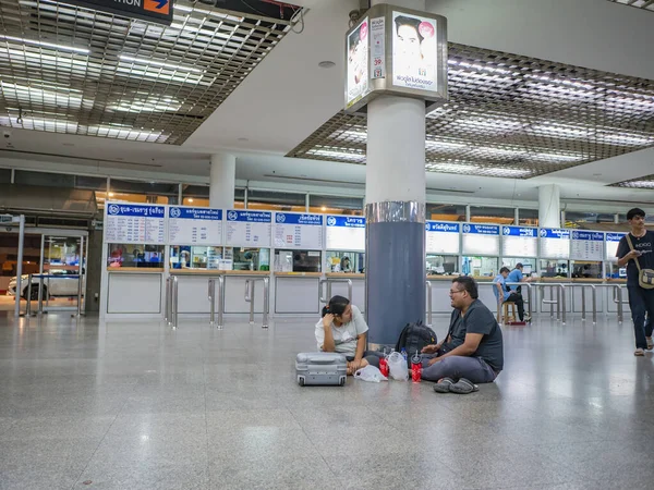 Bangkok Tailândia Fev 2019 Pessoas Desconhecidas Estação Mochit Cidade Bangkok — Fotografia de Stock