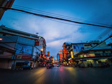 Bangkok/Thailand - 22 Apr 2019 : Unacquainted Thai People or Tourist Walking in Bangkok China Town Thailand,China Town bangkok The famous Street Food in thailand