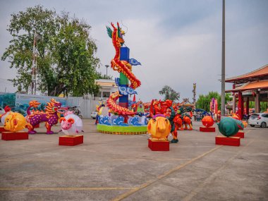 Udon Thani/Thailand-11 Dec 2017:San Chao pu ya Shrine foundation at Udon Thani City Thailand.San Chao Pu-Ya Chinese temple in Udon Thani is a tourist attraction with many aspects of interest
