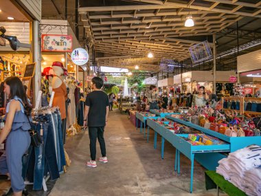 Udon Thani/Thailand-11 Dec 2017:Unacquainted People in UD Town Community mall  at Udon Thani City Thailand.Udon Thani Province is a province (changwat) in northeast Thailand.