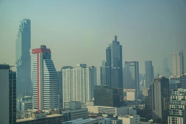 Bangkok Thailand Jan 2020 Air Pollution Bangkok City Thailand Bangkok — Stock Photo, Image