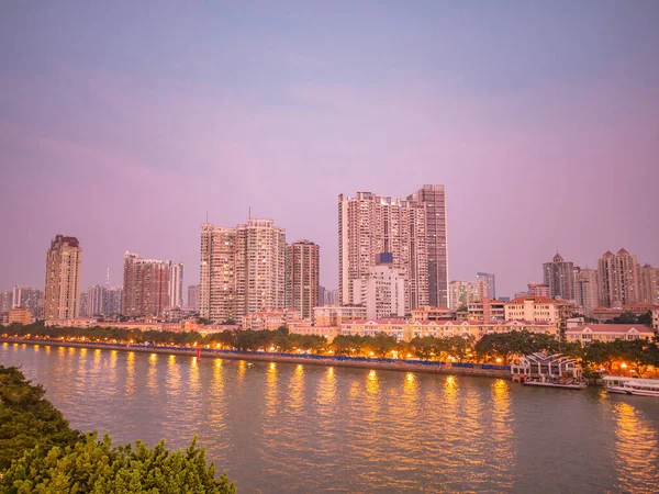 Cityscape Guangzhou City Pearl River Guangzhou Also Known Canton Capital — Stock Photo, Image