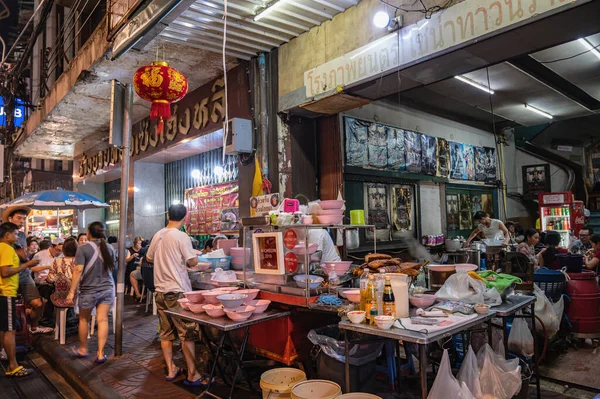 Bangkok Tayland Aralık 2019 Tayland Bangkok Şehrindeki Yaowarat Çin Mahallesindeki — Stok fotoğraf