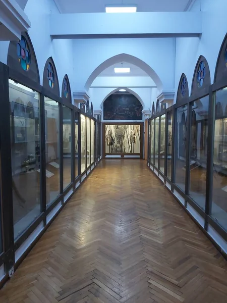 ARALIK 2021, KYIV, Ukrayna - Ukrayna Tarih Müzesi 'nin Kosova Mirasları Salonu