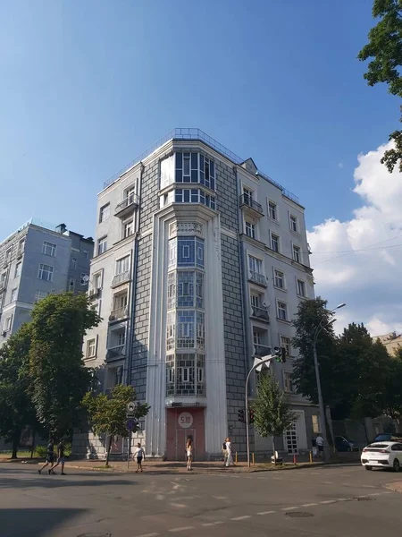 Покинута Прекрасна Будівля Побудована Україніанському Архітектурному Стилі Уам Кінці Xix — стокове фото