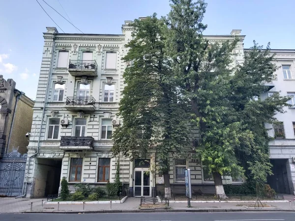 Verlassenes Schönes Gebäude Ukrainischen Architektonischen Modernen Stil Uam Ende Des — Stockfoto