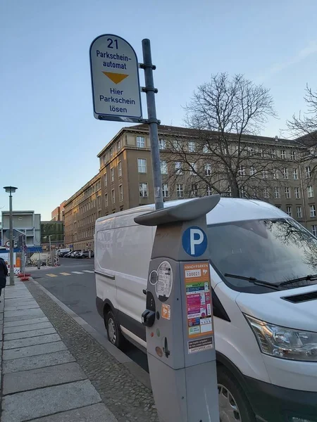 2022 Berlin Deutschland Ein Typischer Tag Berlin Häuser Straßen Verkehr — Stockfoto