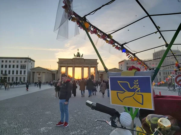 2022年3月9日德国柏林 柏林典型的一天 — 图库照片