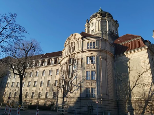 2022 Berlin Allemagne Une Journée Typique Berlin Maisons Rues Transports — Photo