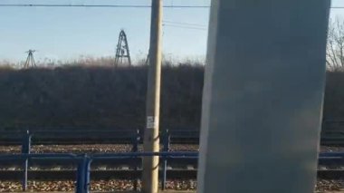 Polonya demiryolu ile bahar başında Polonya 'ya seyahat