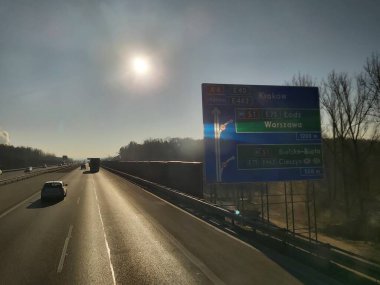 14.03.2022 Polonya - Polonya 'da yollar ve otoyollar