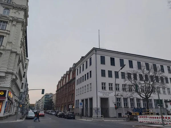 2022 Berlin Deutschland Ein Typischer Tag Berlin Häuser Straßen Transport — Stockfoto