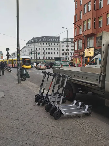 Berlin Jerman 2022 Jalan Dan Bangunan Berlin — Stok Foto