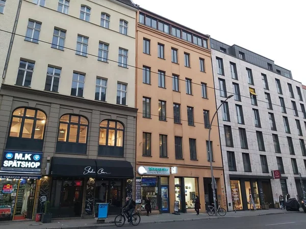 2022年3月21日 柏林街道和建筑物 — 图库照片