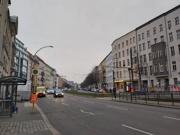 Berlin Almanya 2022 Berlin Deki Sokaklar Binalar — Stok fotoğraf