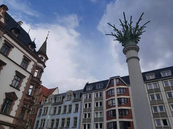 Leipzig Alemania Edificios Calles Centro Leipzig — Foto de Stock