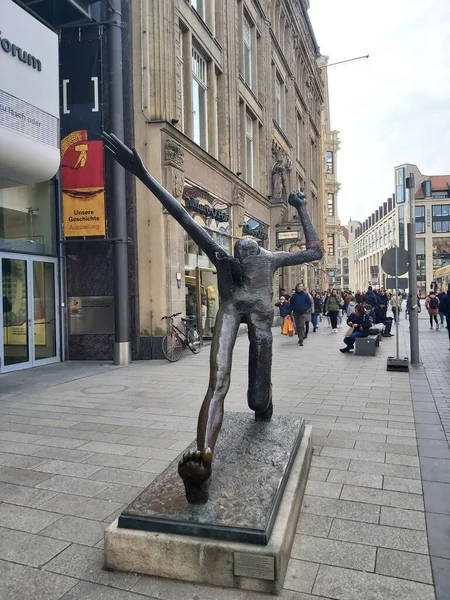 Leipzig Alemania Edificios Calles Centro Leipzig — Foto de Stock