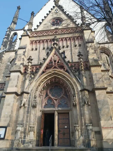 Leipzig Alemanha Edifícios Ruas Centro Cidade Leipzig — Fotografia de Stock