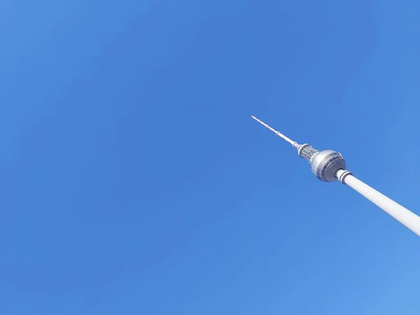 Berlinli Fernsehturm Veya Berlin Kulesi — Stok fotoğraf