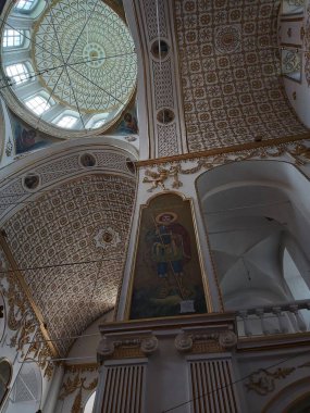 Myrhorod, Ukrayna 'daki kilisenin iç manzarası