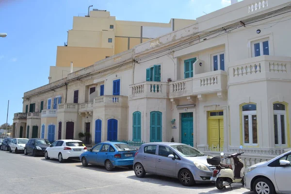 Traditional colourful Maltese doors in a resort town on the east coast of the Mediterranean island of Malta.