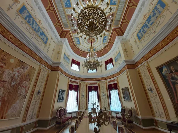 Vista Interior Palácio Hetman Kyrylo Rozumovskyi Baturyn Ucrânia — Fotografia de Stock