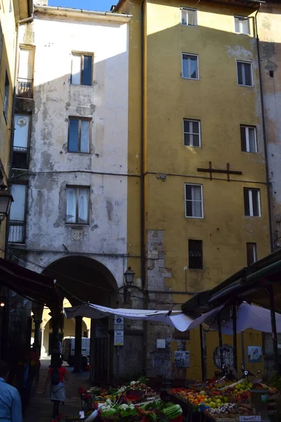 Menschen Auf Den Straßen Der Stadt Piza Italien Europa — Stockfoto