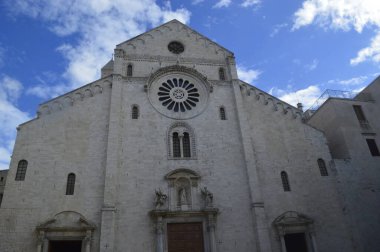 Lecce, Puglia, İtalya: Tarihi merkezdeki Santa Chiara Kilisesi 'nin cephesi.
