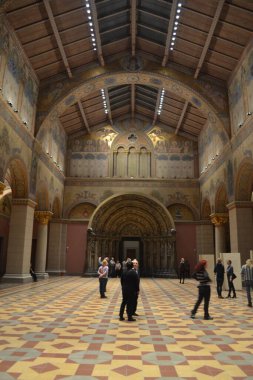 Macaristan 'ın Budapeşte kentindeki binanın içinde.