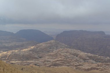 Mısır 'da çöldeki dağların manzarası