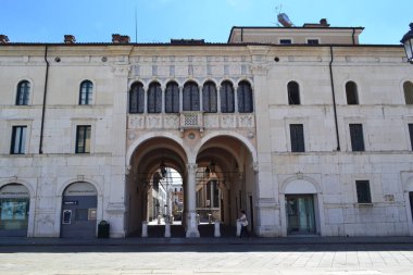 İtalya 'nın Verona şehrinin tarihi binaları