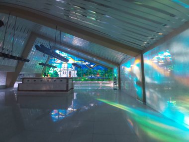 Mirgorod, Ukrayna: Myrhorod-resort, Ukrayna 'daki maden suyu pompa odasının içi