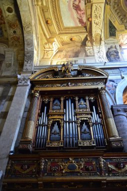 Mantova, Lombardy, İtalya 'daki katedralin içi