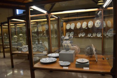 Milano, İtalya 'da müze içi. 