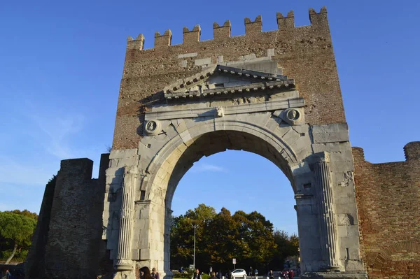 Rimini City Ιστορική Αρχιτεκτονική Ιταλία Ευρώπη — Φωτογραφία Αρχείου