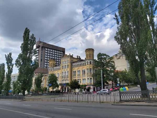 Architektura Města Kyjeva Ukrajina — Stock fotografie