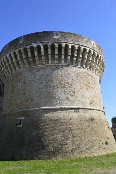 Γραφική Θέα Μαγευτική Μεσαιωνική Αρχιτεκτονική Pesaro Ιταλία — Φωτογραφία Αρχείου