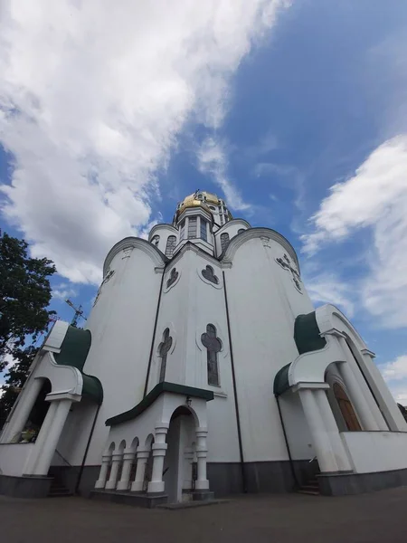 Kijów Ukraina Architektura Budowli Cerkwi Klasztor Ławry Peczerskiej — Zdjęcie stockowe