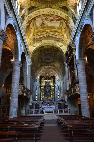 Wnętrze Katedry Mantova Lombardia Włochy — Zdjęcie stockowe