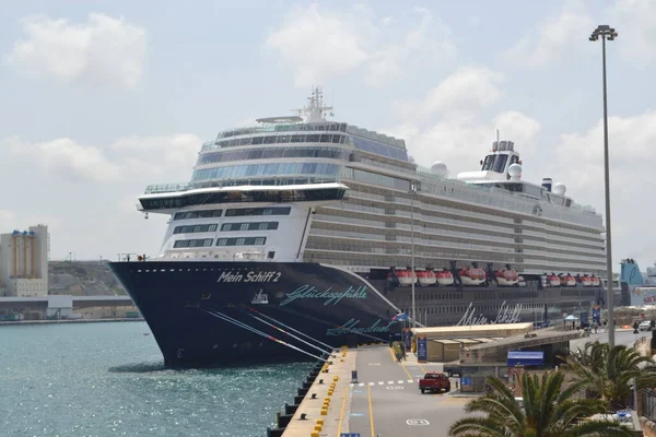 Cruise Liner Port Malta — Stock Photo, Image