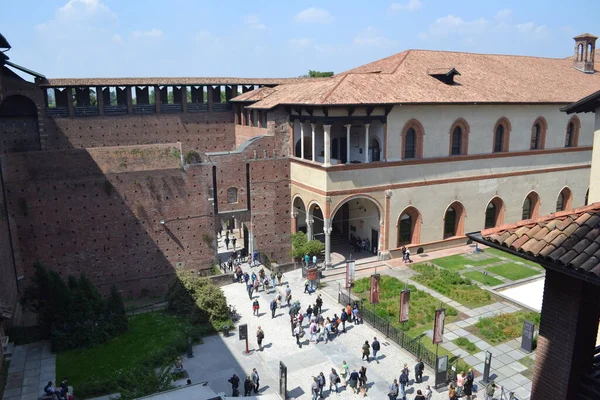 Castello Sforzesco, Piazza Castello, Milano, İtalya 