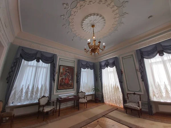 Vue Intérieure Palais Hetman Kyrylo Rozumovskyi Baturyn Ukraine — Photo