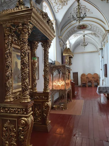 Wnętrze Kościoła Myrhorod Ukraina — Zdjęcie stockowe