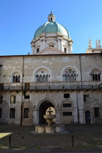 Историческая Архитектура Города Брешия Ломбардия Италия — стоковое фото