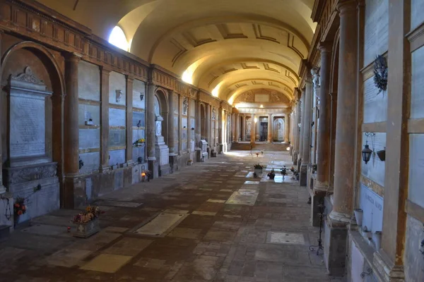 Interior Edifício Cidade Bolonga Itália — Fotografia de Stock