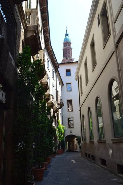 Ιστορικά Κτίρια Στην Παλιά Πόλη Της Μάντοβα Λομβαρδία Ιταλία — Φωτογραφία Αρχείου