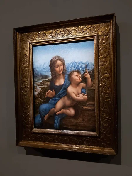 Louvre, Paris, Fransa 'da yakın çekim