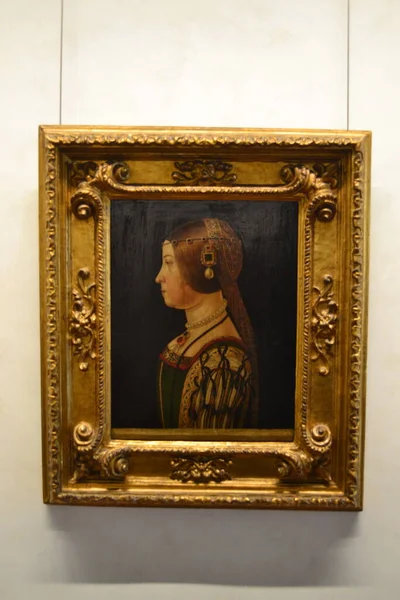 Galeria Uffizi Głównym Muzeum Sztuki Toskanii Florencja Włochy — Zdjęcie stockowe